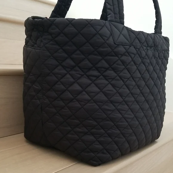 MZ Wallace Black Large Metro Tote Deluxe - with Luggage Opening - Picture 6 of 15